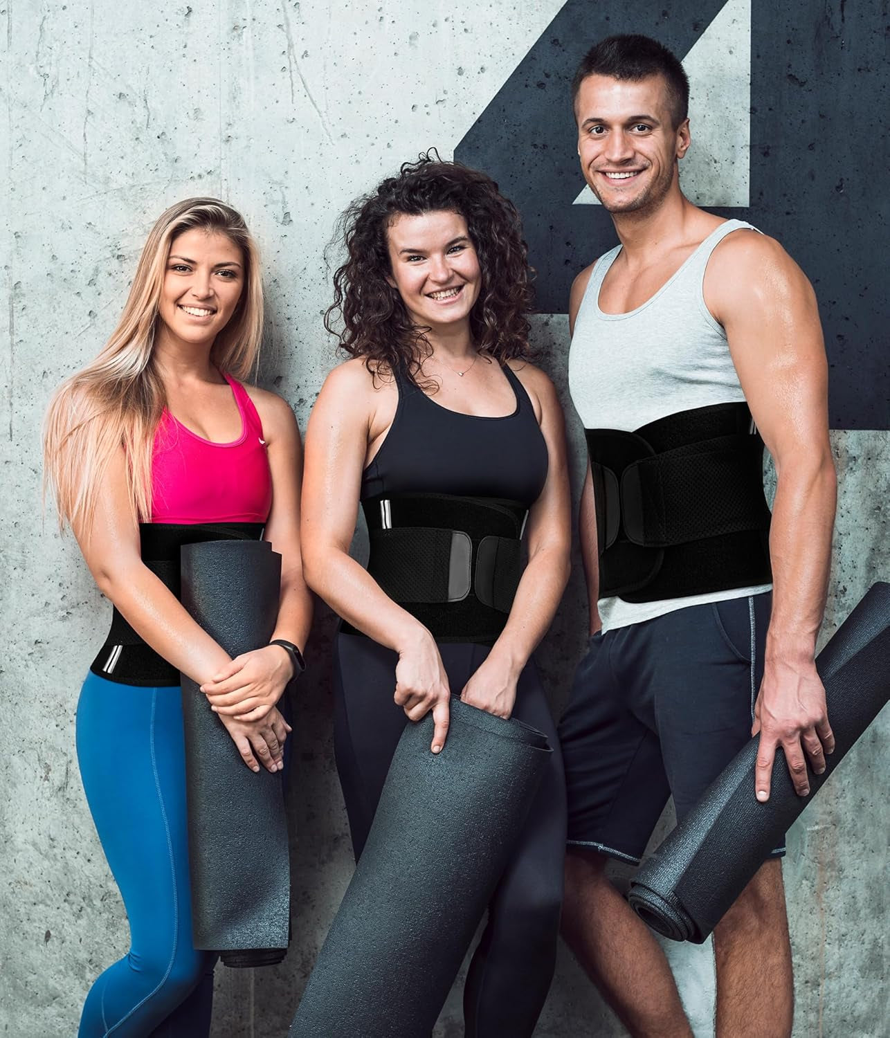 Men Waist Trainer Trimmer Tummy Control Compression Shapewear Body Shaper Sweat Belt