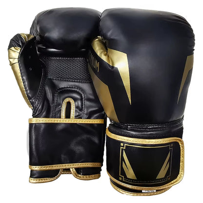 6Oz,8Oz,10Oz,12Oz,14Oz,16Oz Boxing Gloves, PU Leather Breathable Professional Boxing Gloves Taekwondo, Muay Thai