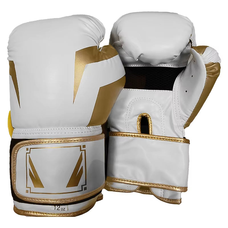 6Oz,8Oz,10Oz,12Oz,14Oz,16Oz Boxing Gloves, PU Leather Breathable Professional Boxing Gloves Taekwondo, Muay Thai